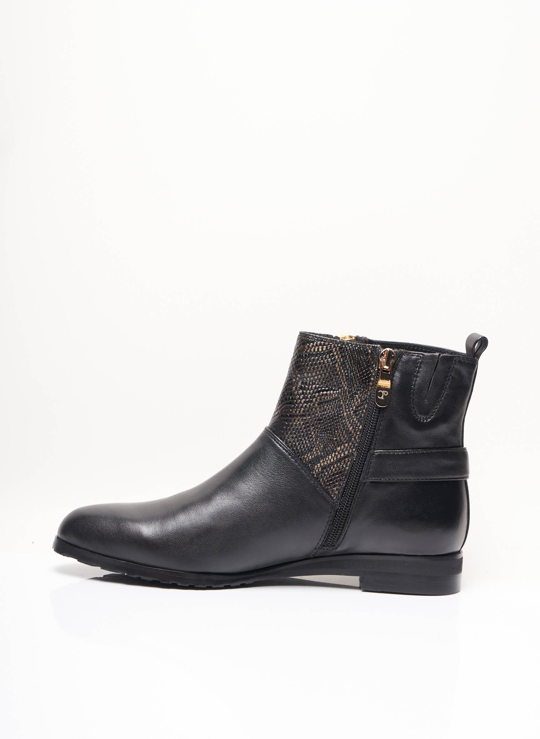 Couleur Pourpre Bottines Femme couleur noir