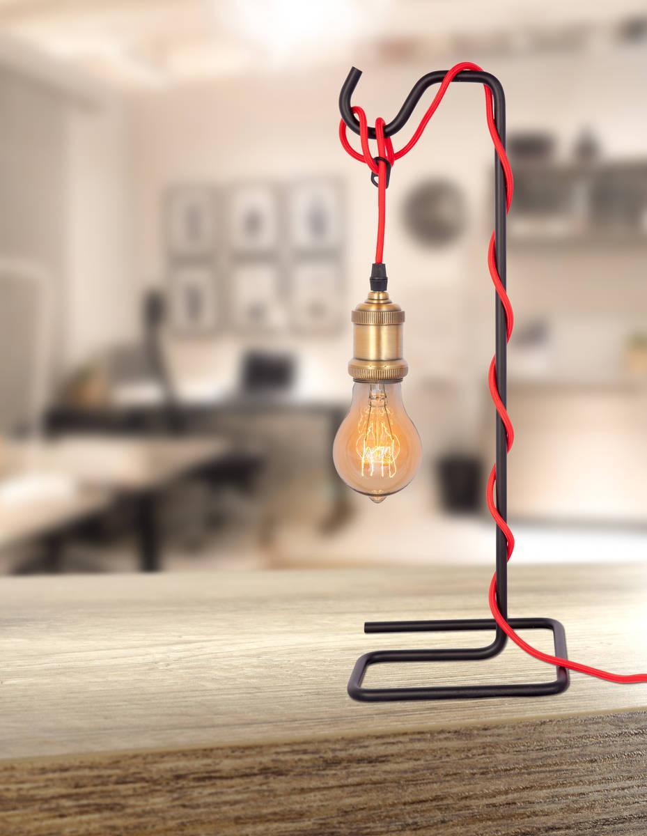 Kayoom Tischlampe Musium 810 Schwarz