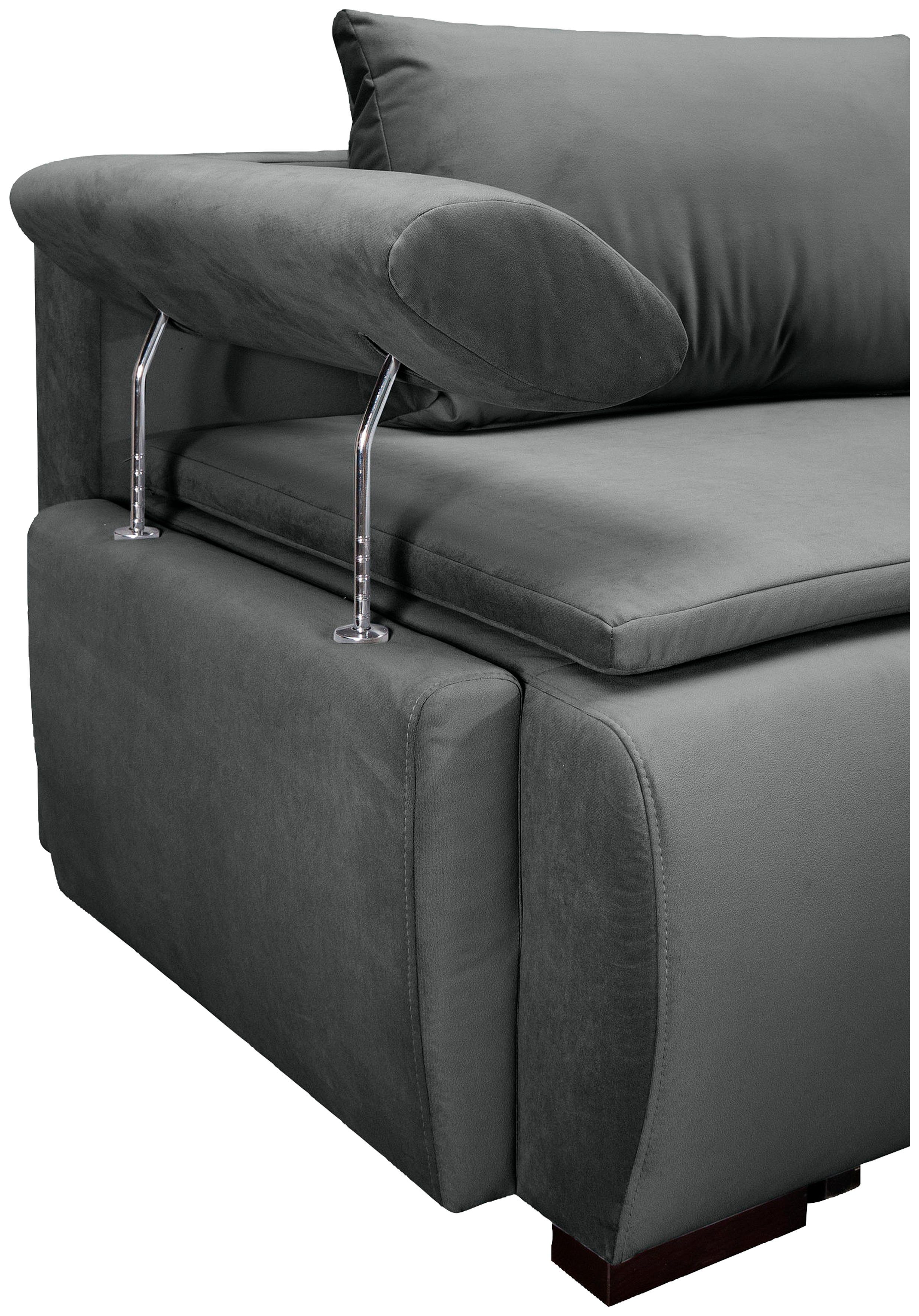 INOSIGN Schlafsofa Romeo, mit Boxspringaufbau, Bettfunktion & Bettkasten, Dauerschlafsofa