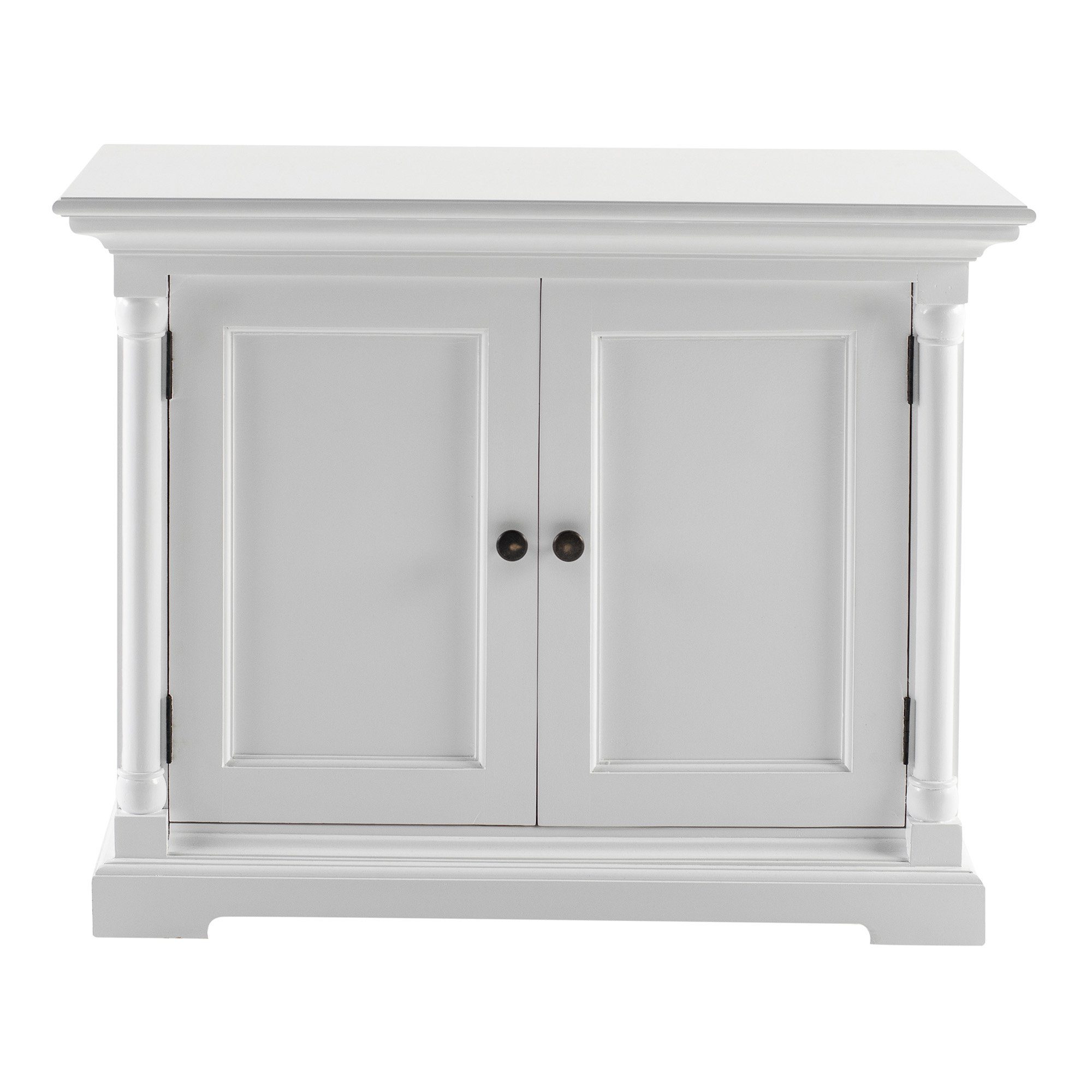 Novasolo Küchenbuffet Provence Verstellbare Regale, Single-Bay Hutch Kabinett