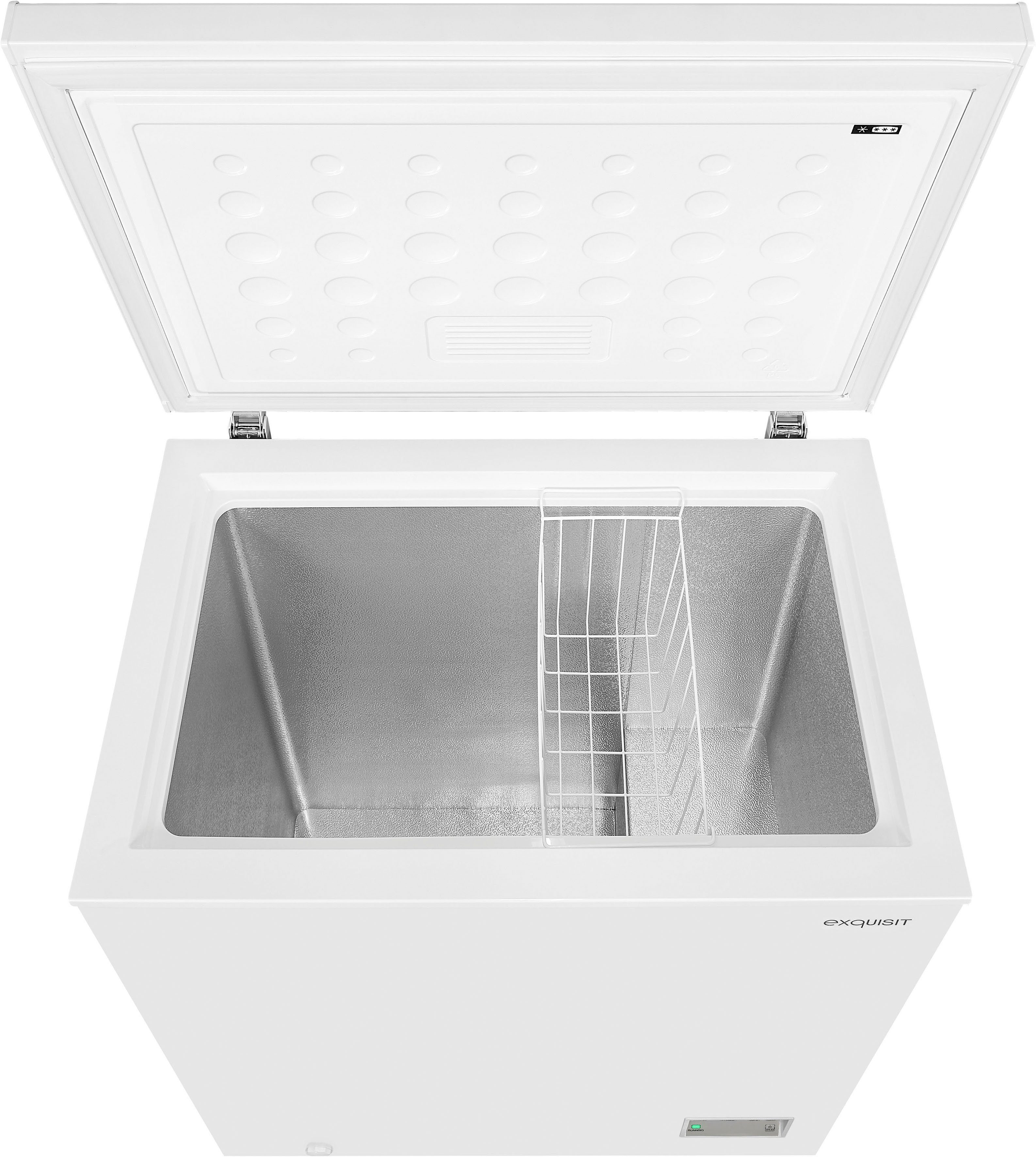 exquisit Gefriertruhe GT150-E-040E weiss, 70,5 cm breit, 142 l