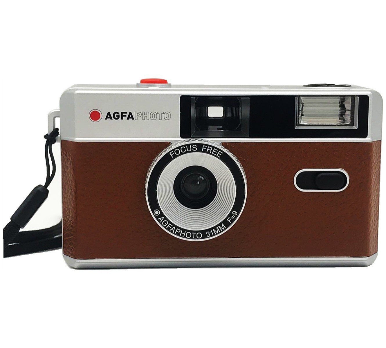 AgfaPhoto AgfaPhoto Set: Analoge 35mm Foto Kamera brown Kompaktkamera