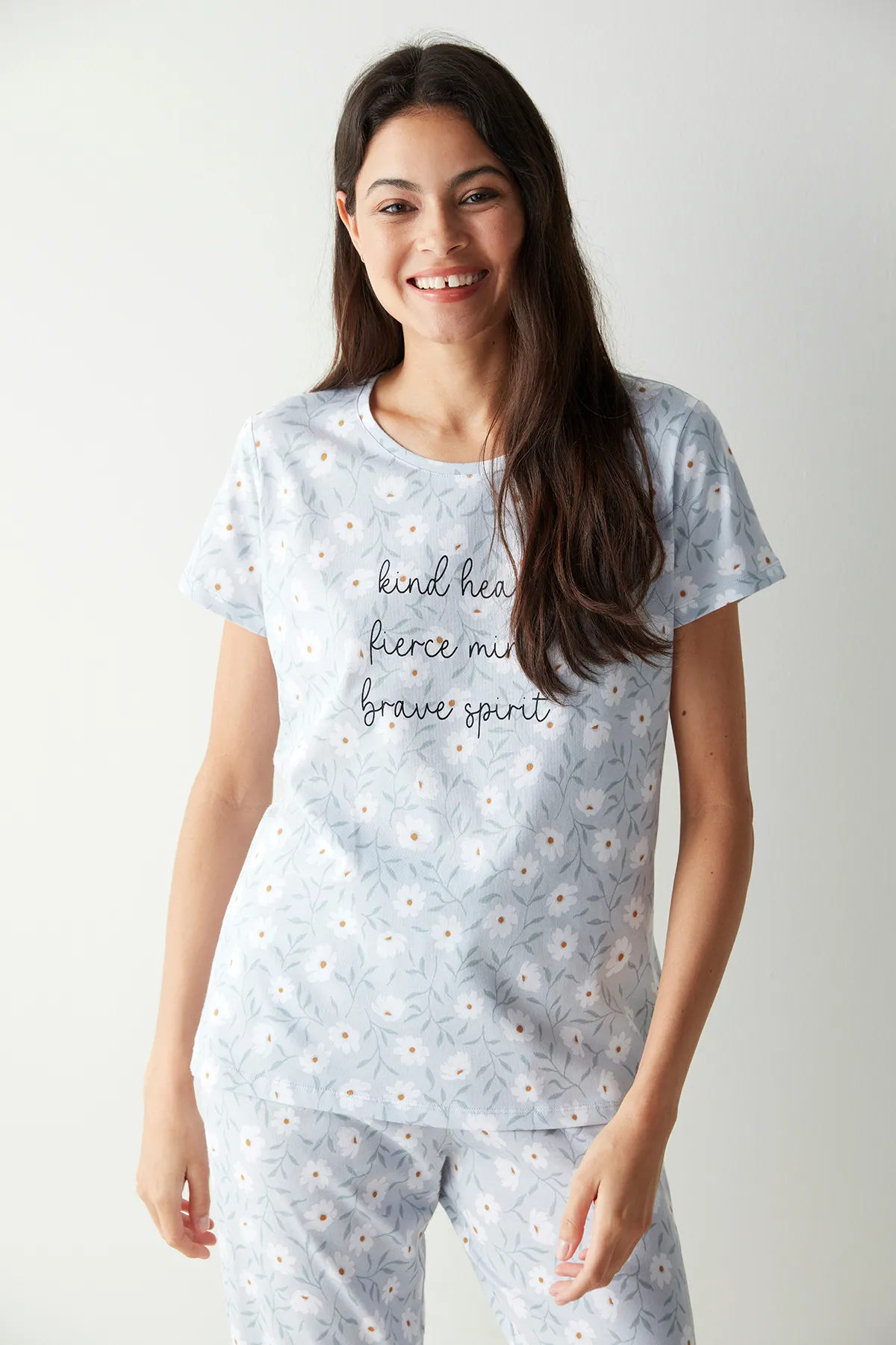 Penti  Pyjama set - Blau - Unifarben