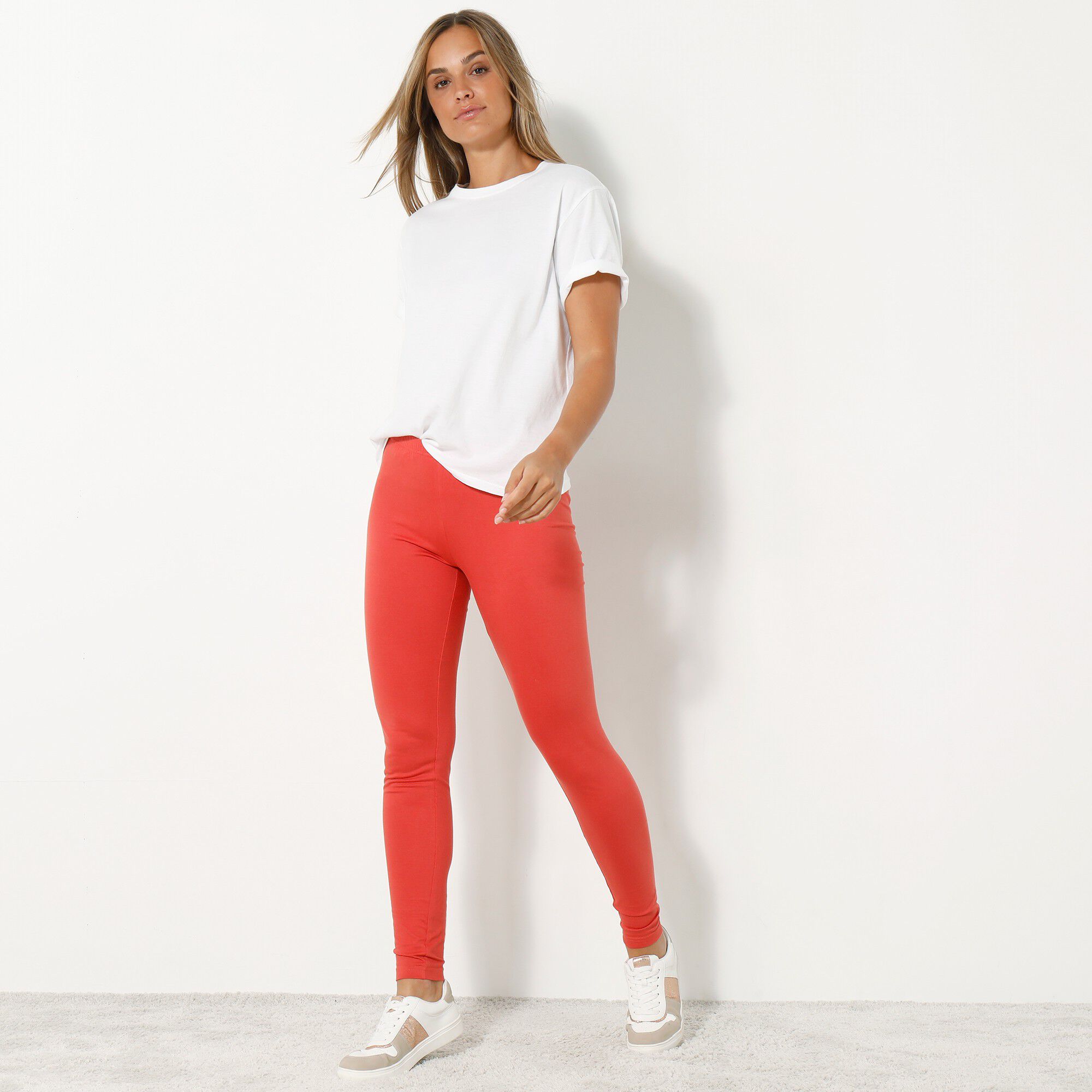 Legging uni, coton biologique
