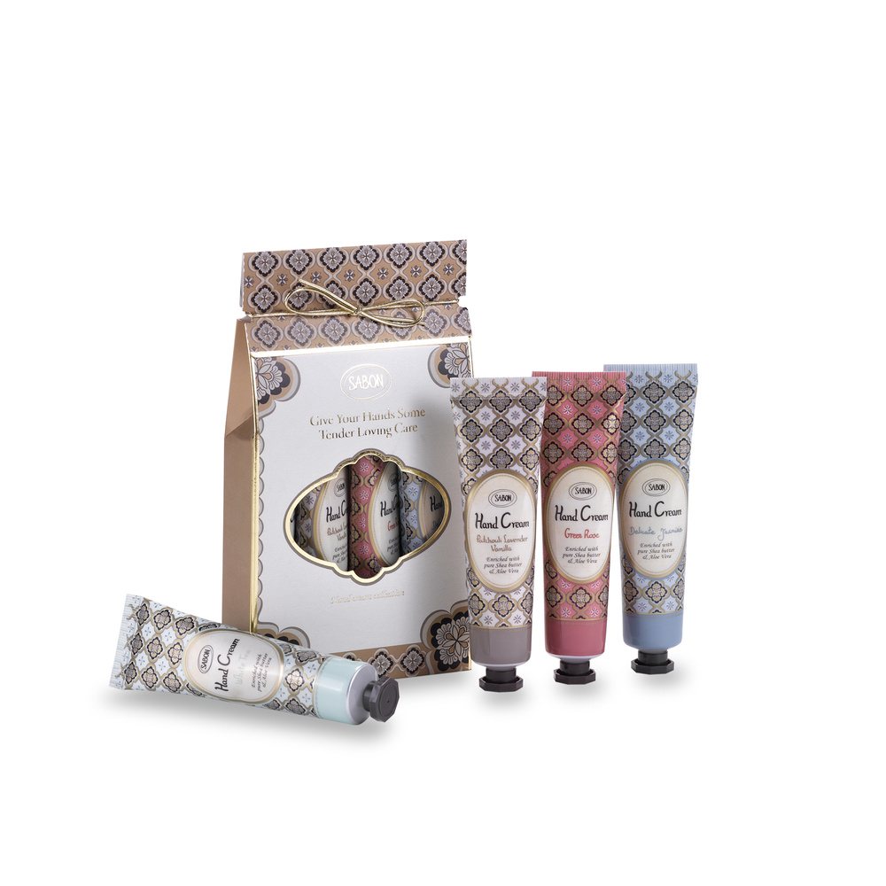 sabon Kit Découverte 4 crèmes mains Coffret