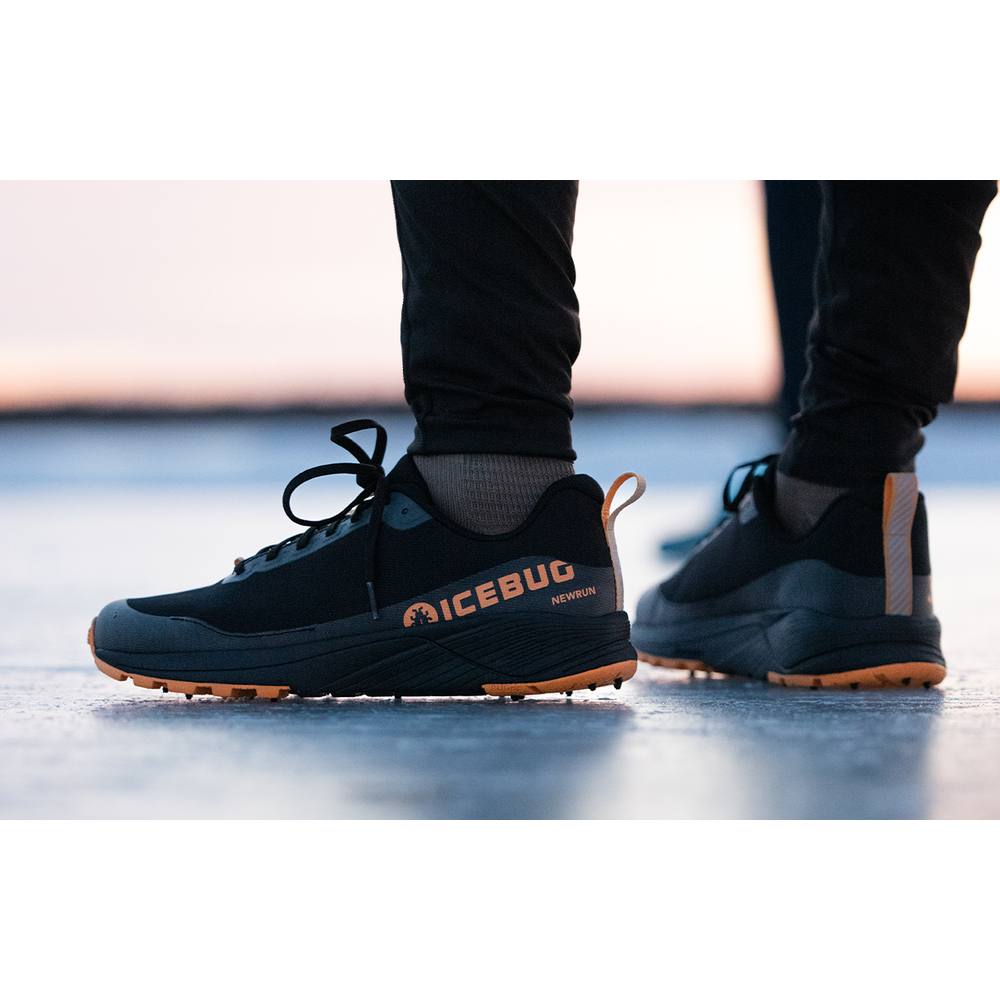 Icebug NewRun Mens BUGrip Apricot G18001-9H / blau