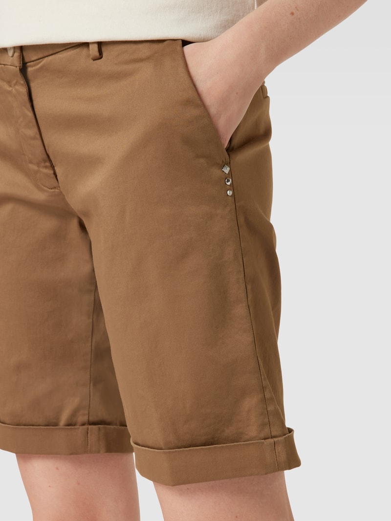 Bermudas mit Stretch-Anteil Modell 'NEW YORK BERMUDA' in camel