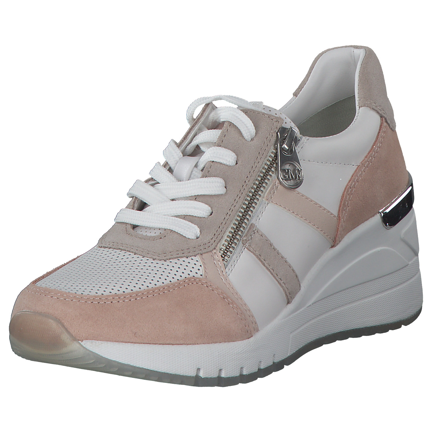 Marco Tozzi 83701, Sneakers Low, Damen, White comb