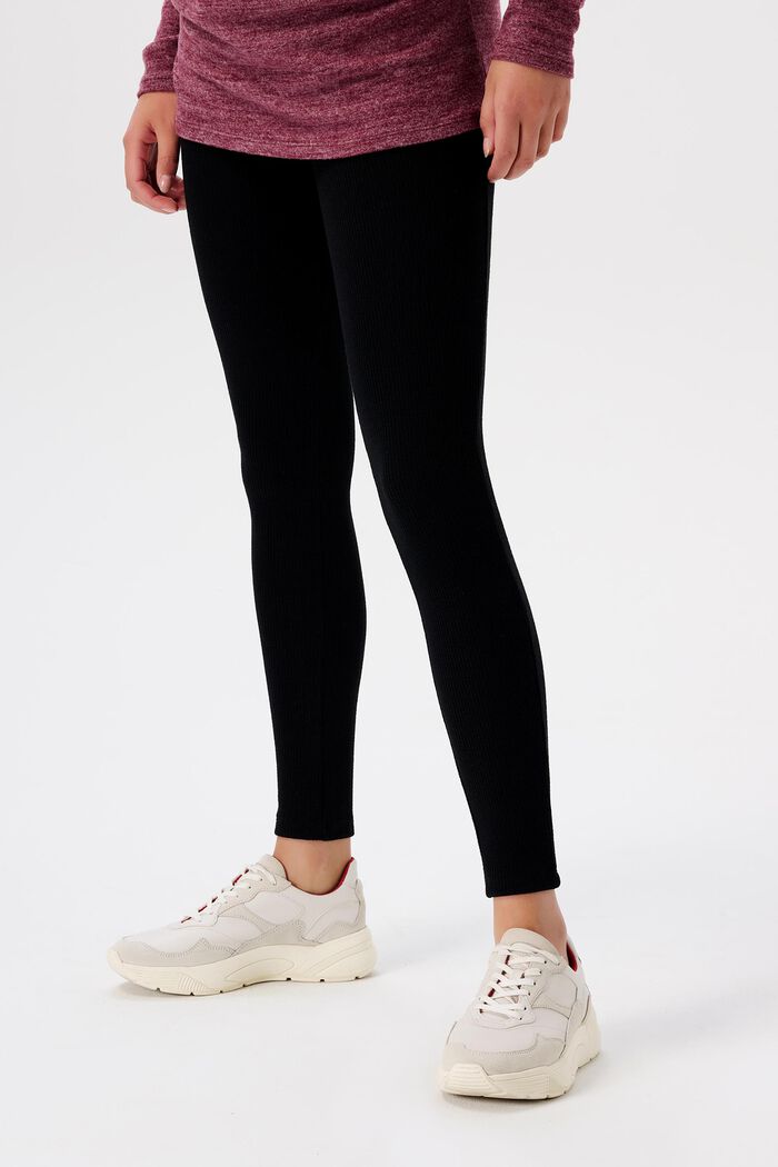 Umstands-Leggings aus Rippstrick-Jersey