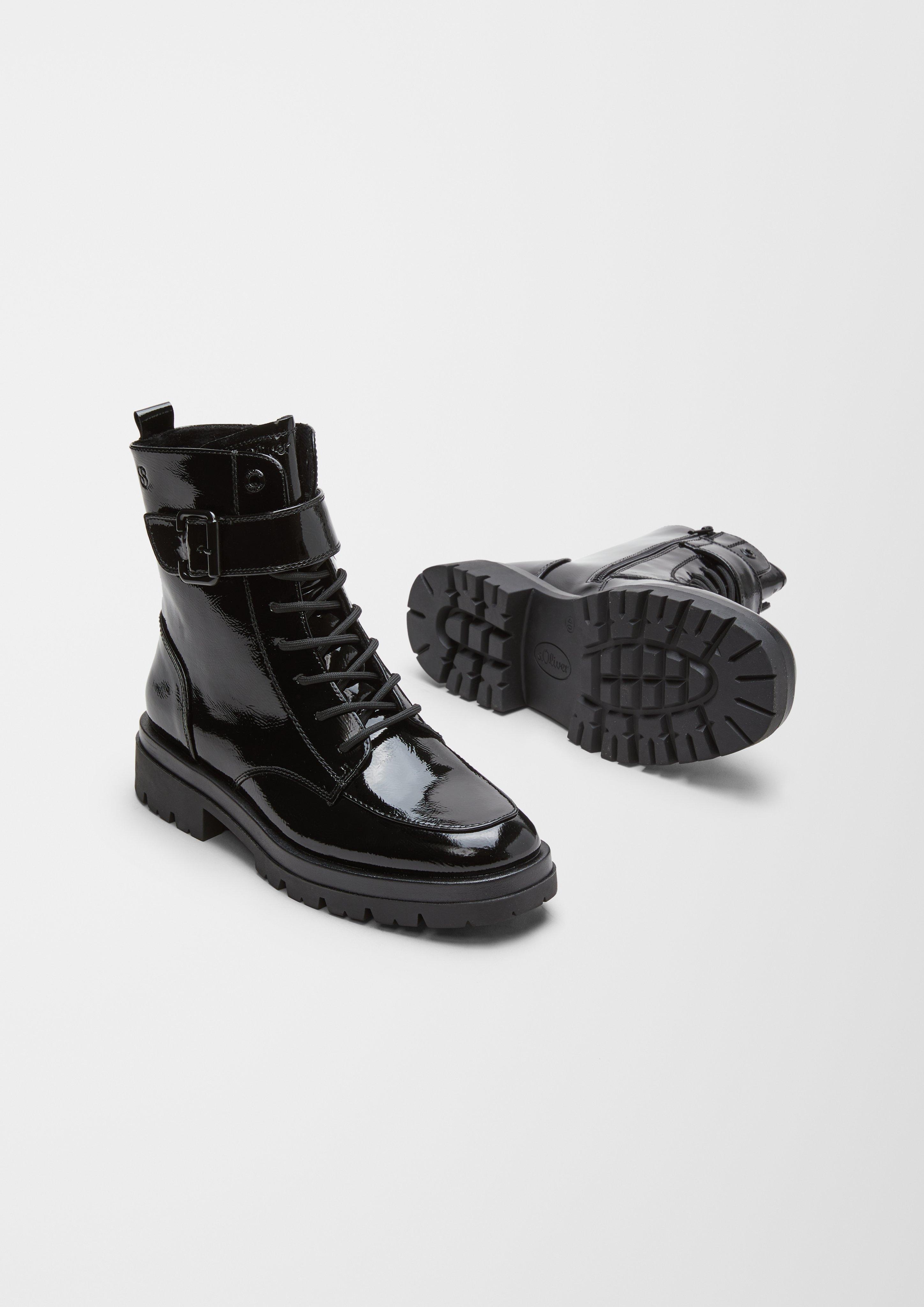Stiefel in Lackleder-Optik  6006563-018