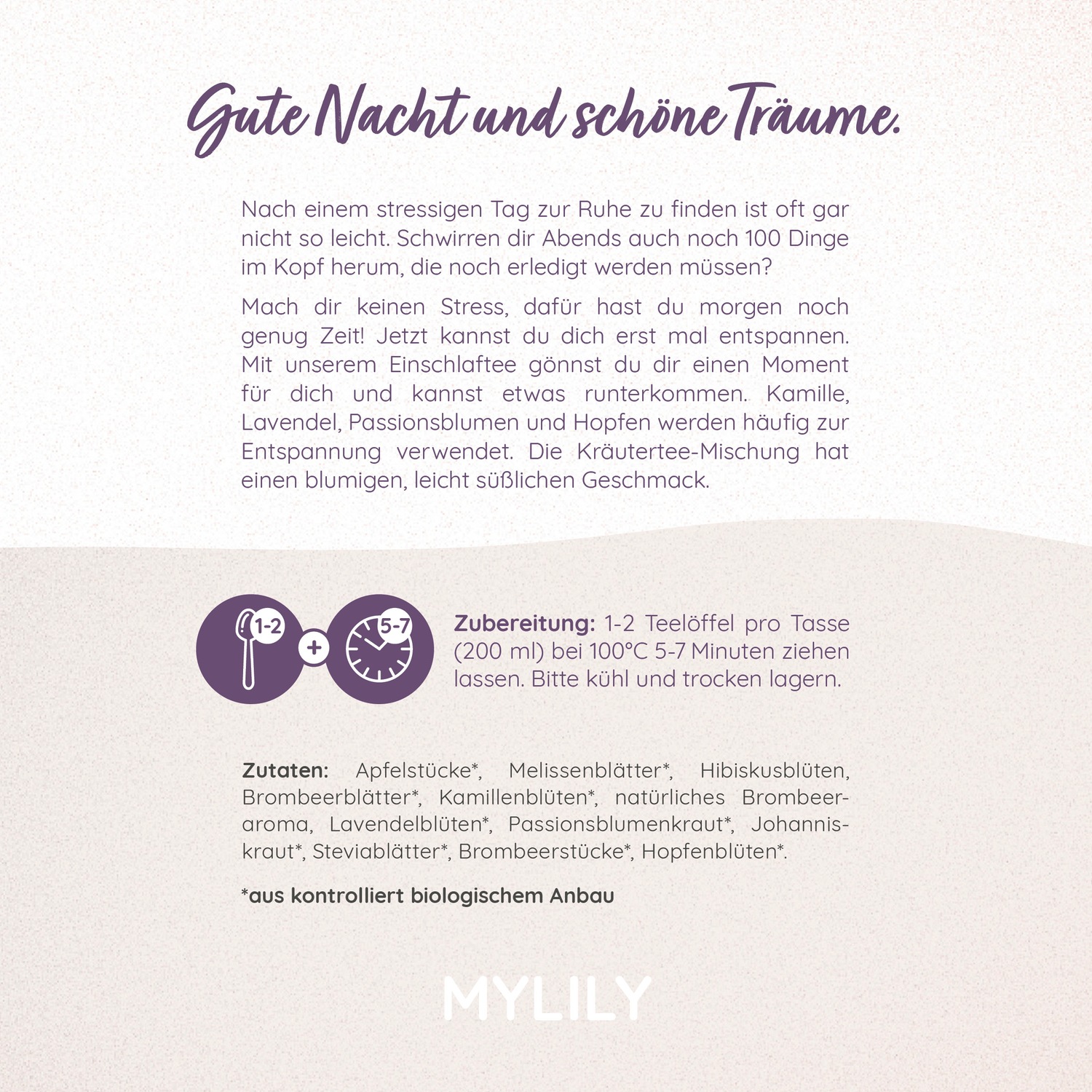 Träumerin Schlaftee | loser Bio-Kräutertee 80 g