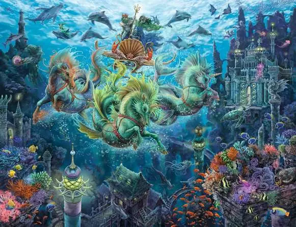 Puzzle 2000 Teile - Unterwasserzauber