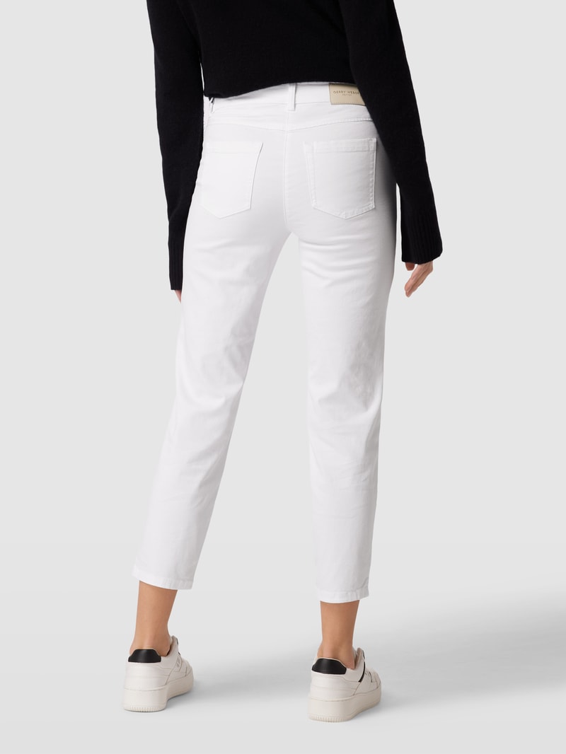 Jeans mit geradem Schnitt in weiß