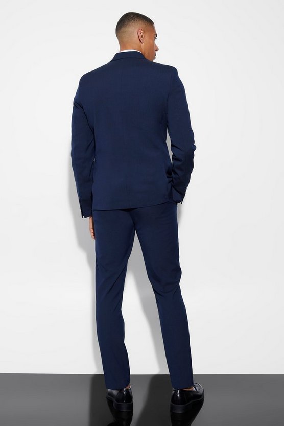 Zweireihige Slim Anzugjacke