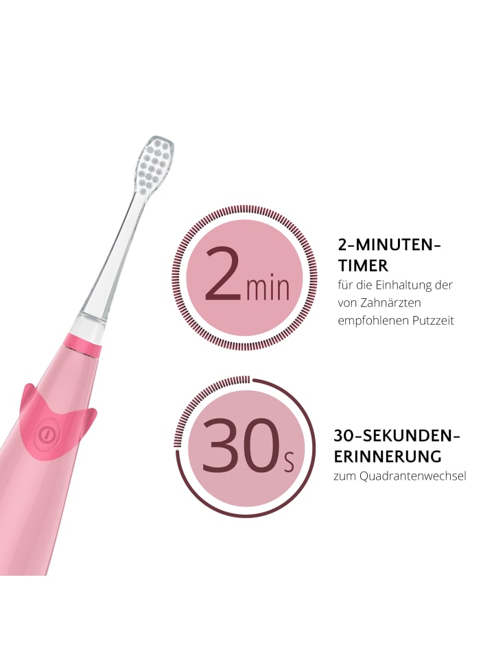 Ailoria BUBBLE BRUSH Kinder-Schallzahnbürste in rosa günstig kaufen onesize