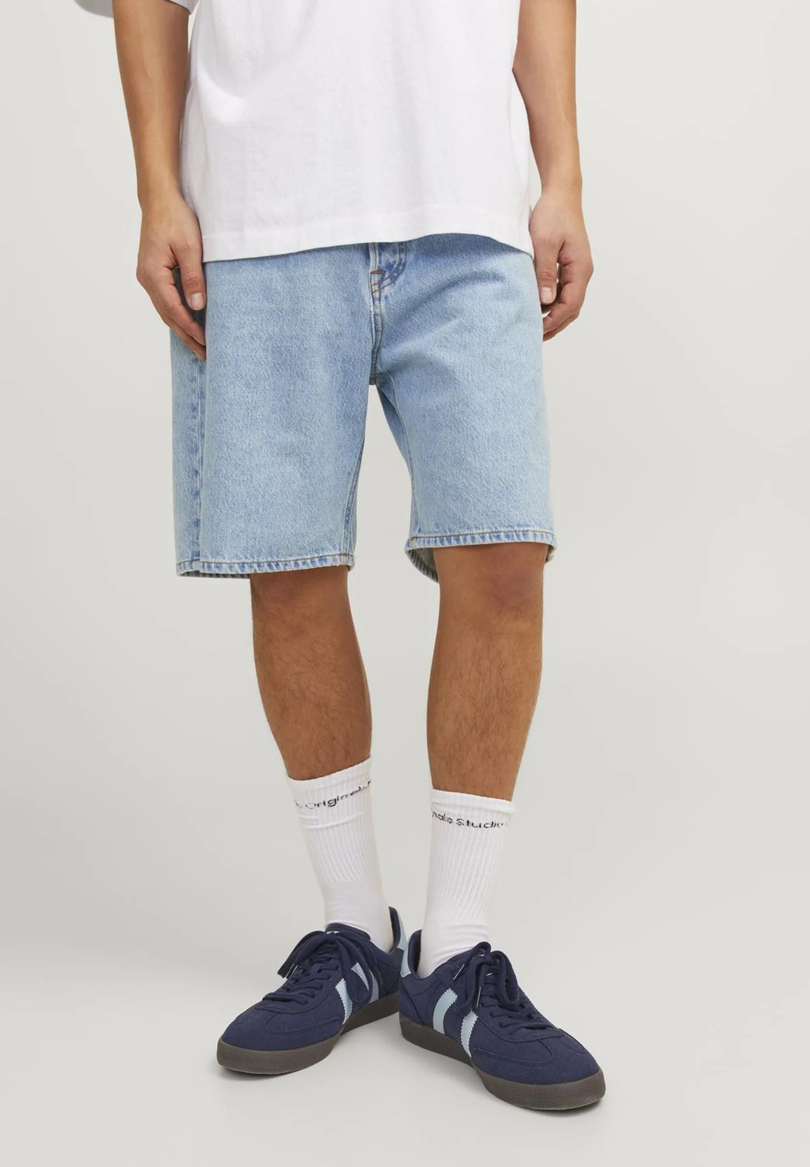 Jack & Jones ITONY ORIGINAL - Pantalones cortos vaqueros
