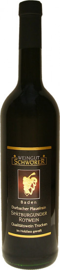 2021 Plauelrain Spätburgunder Qualitätswein trocken - Weingut Schwörer