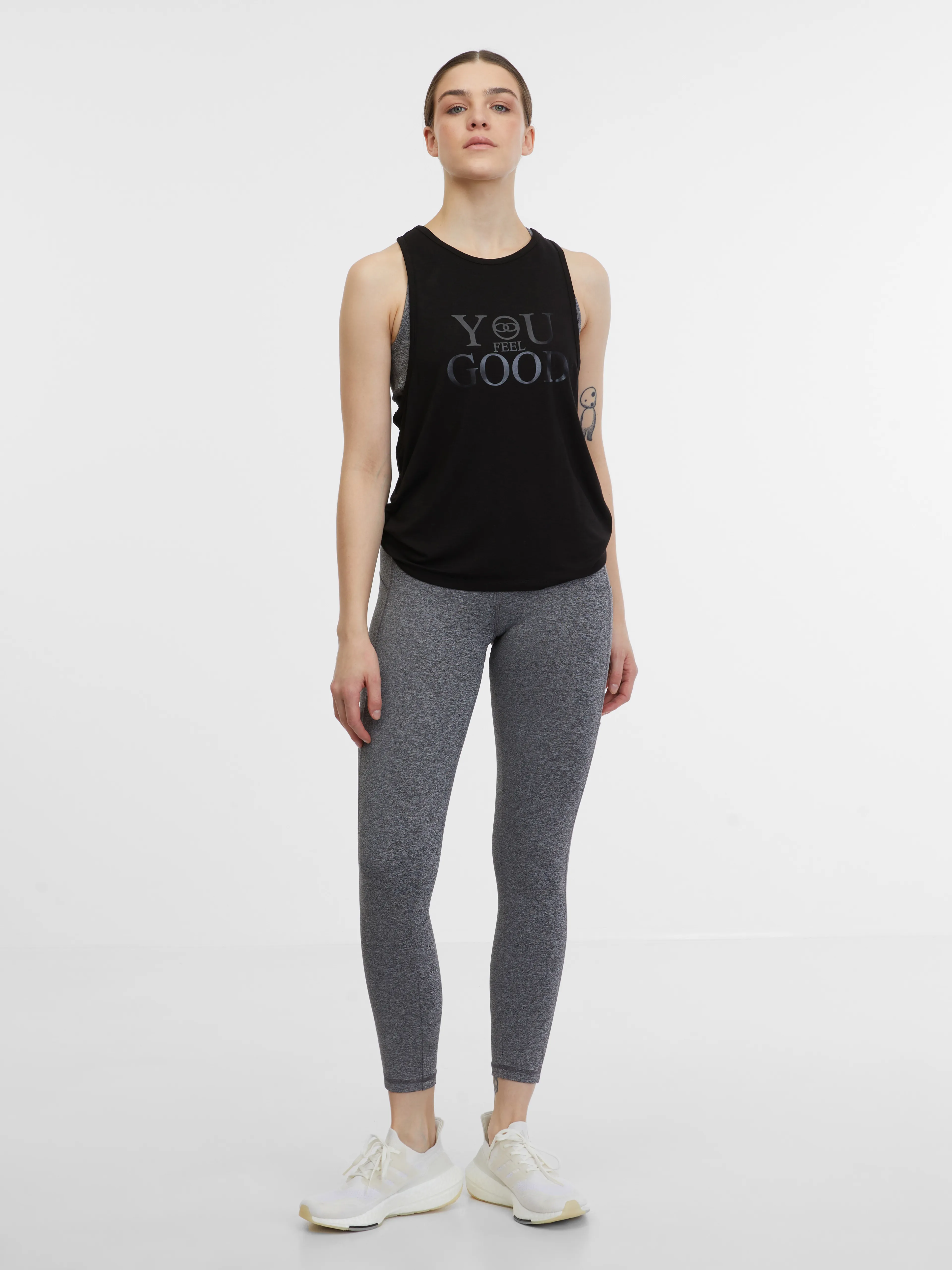 Schwarzes Damen-Sport-Tank-Top ORSAY