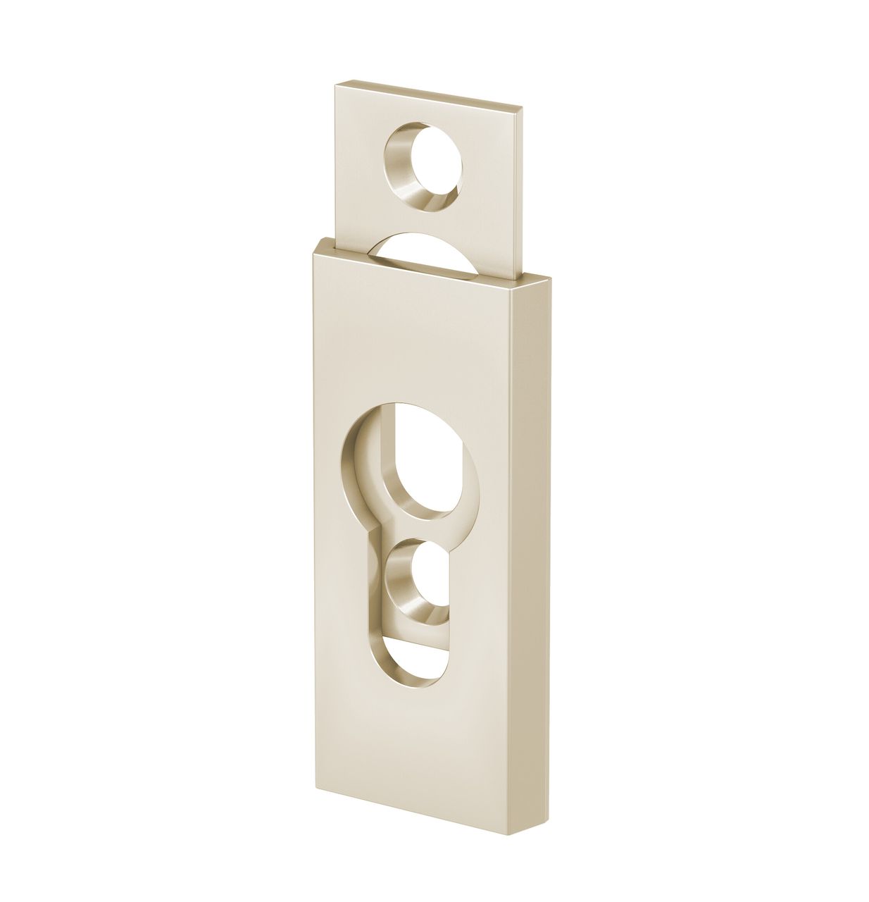 Basi Schutz-Schieberosette - eckig - Alu F2 - 6 mm