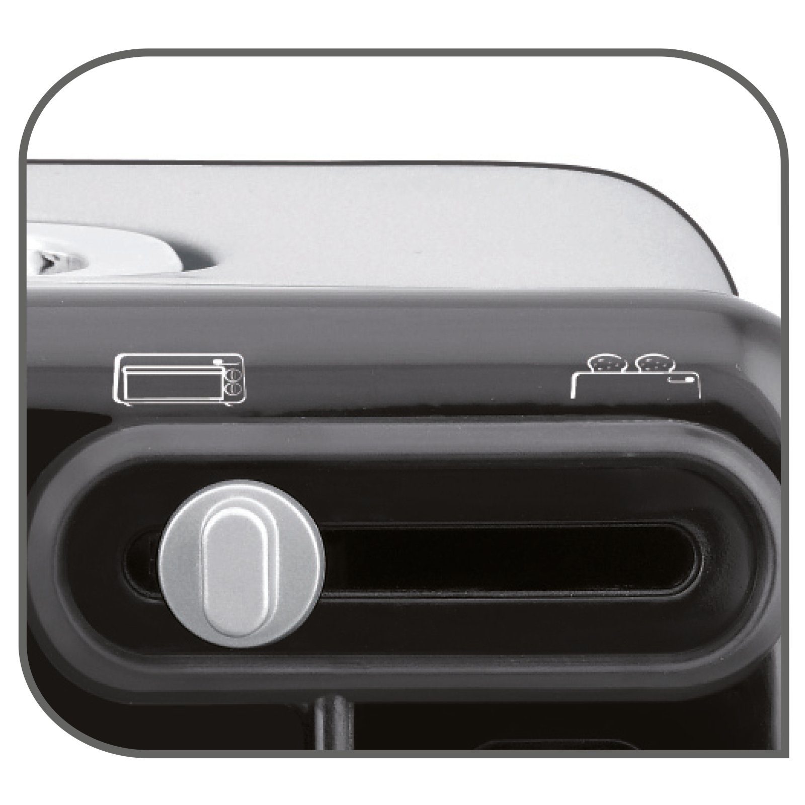 Tefal 2-in-1-Toaster Toast n' Grill TL6008 Toaster Backofen Tischbackofen Mini Ofen, für 2 Scheiben, 1300 W