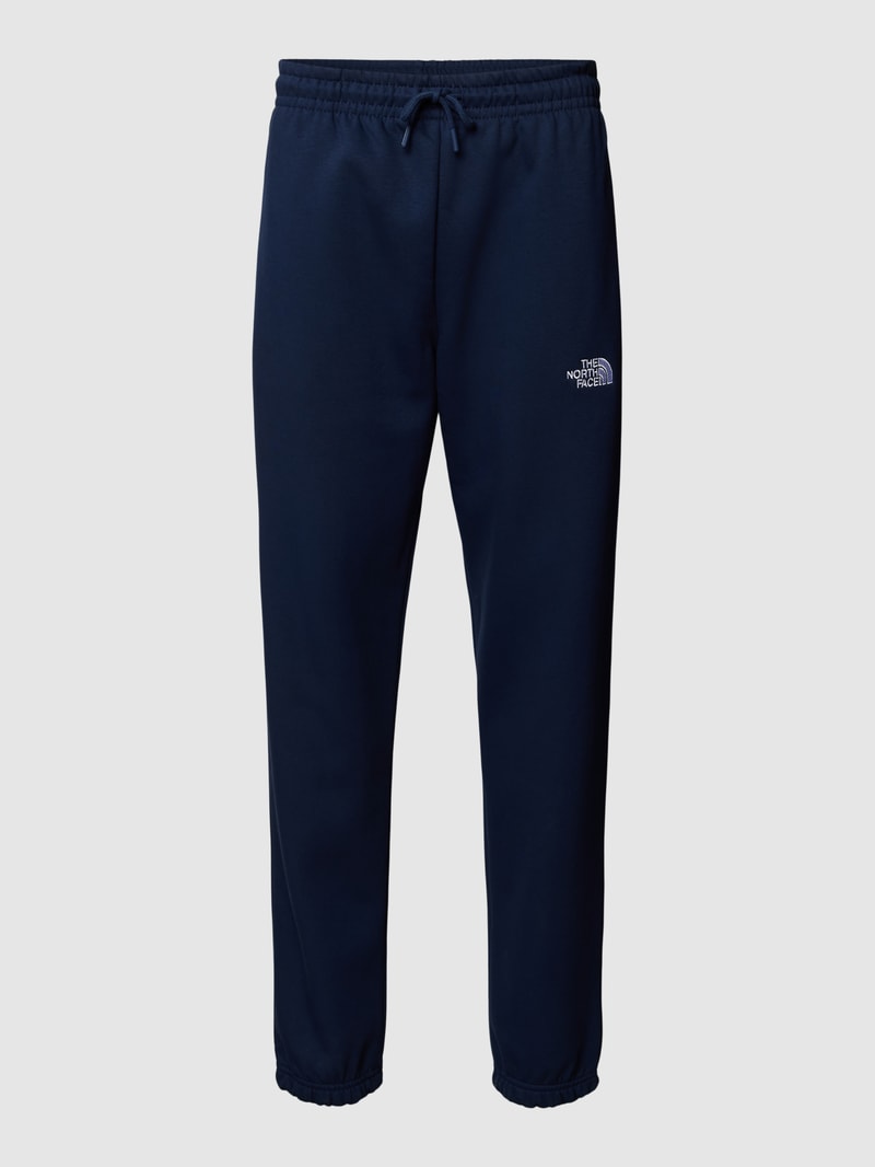 Sweatpants mit elastischem Bund in marineblau