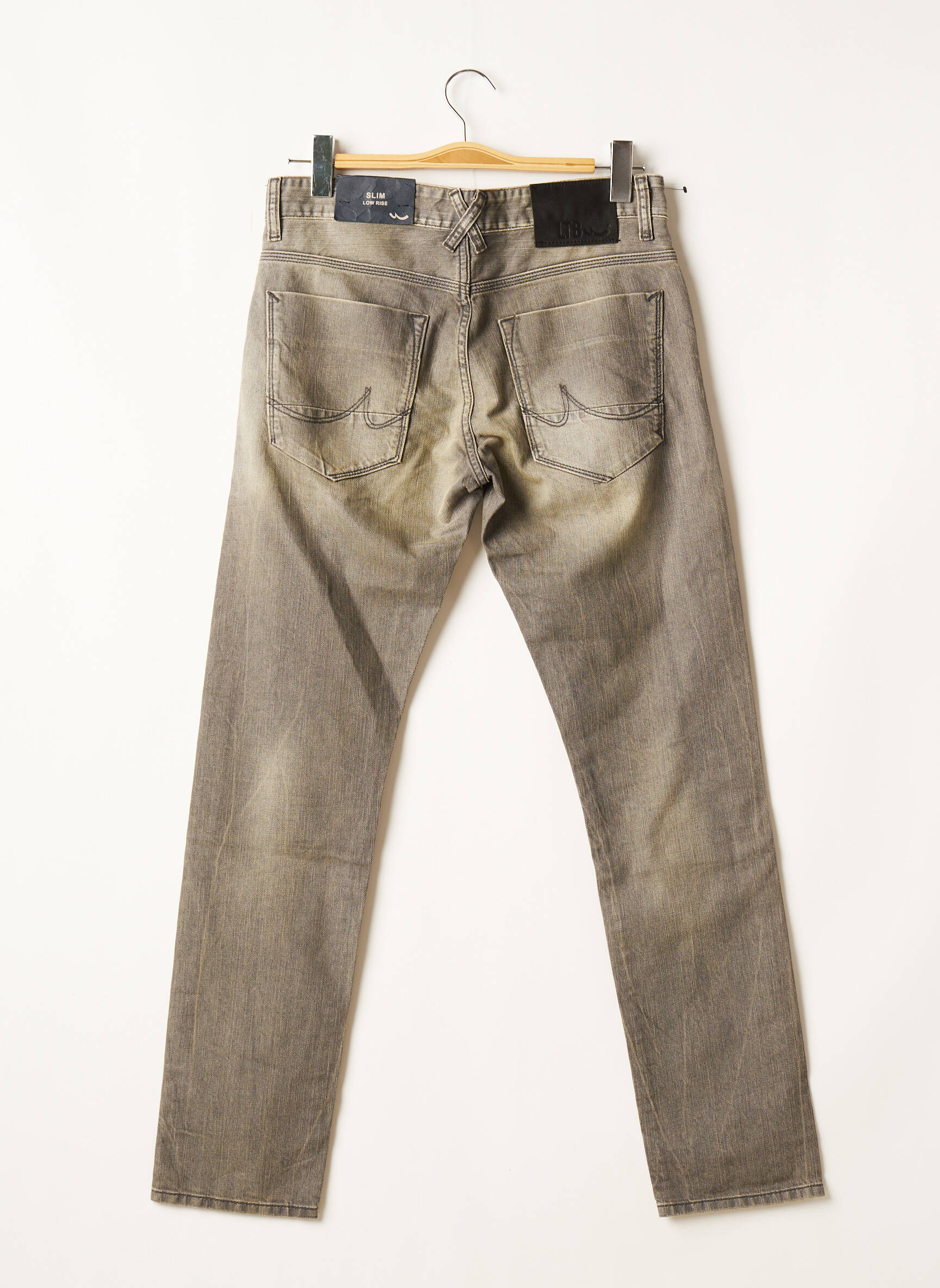 Ltb Jeans Coupe Droite Femme couleur gris
