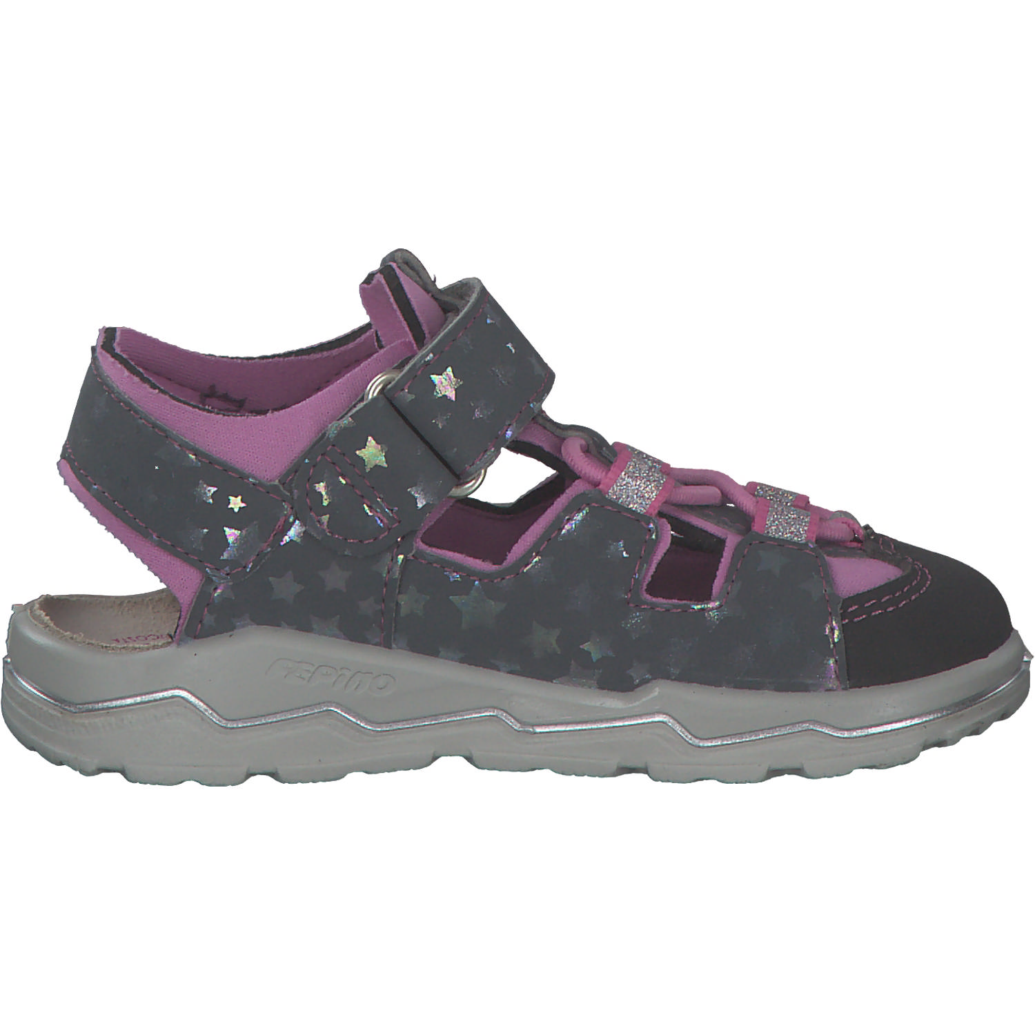Ricosta Gery 2900302 W, Sandalen (Kinder), Kinder, graphit/rosada