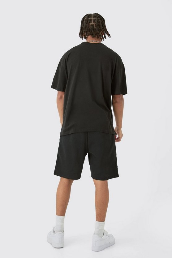 Oversize Shorts-Set mit Print