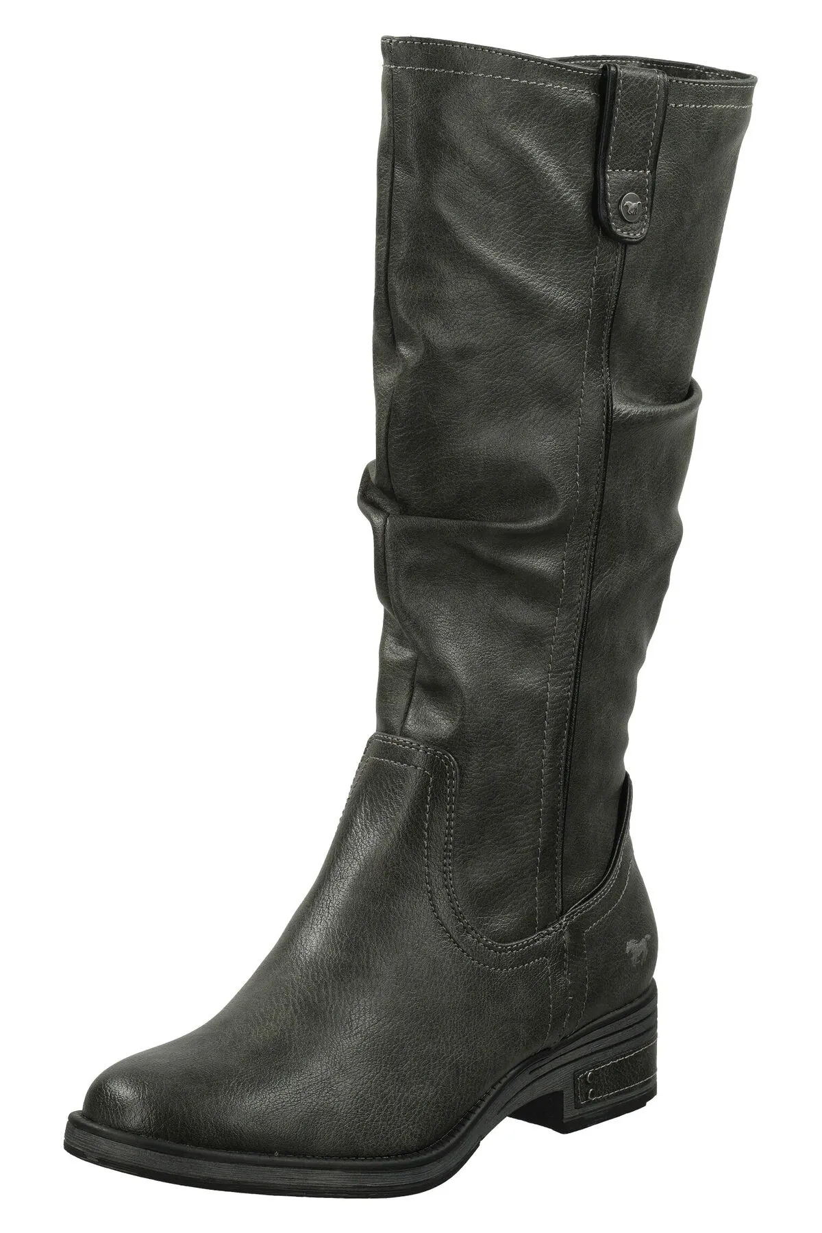 Mustang  Stiefel - Grau - Blockabsatz