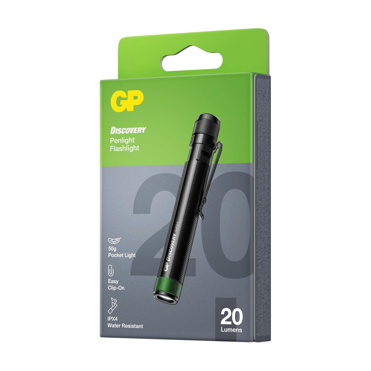 GP Battery Stiftleuchte / Cliptaschenlampe CP21