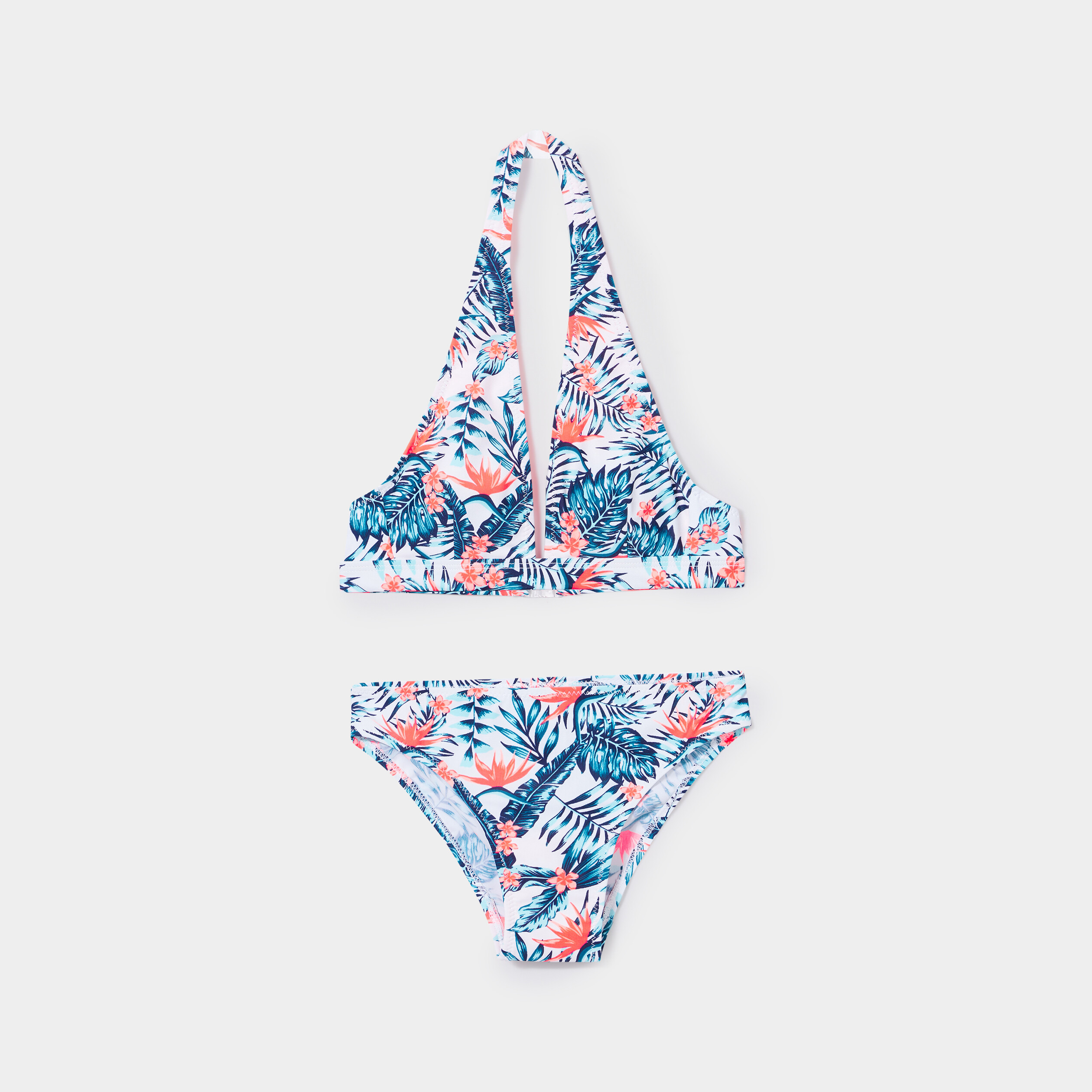 Maillot de bain 2 pièces multicolore fille | La Halle