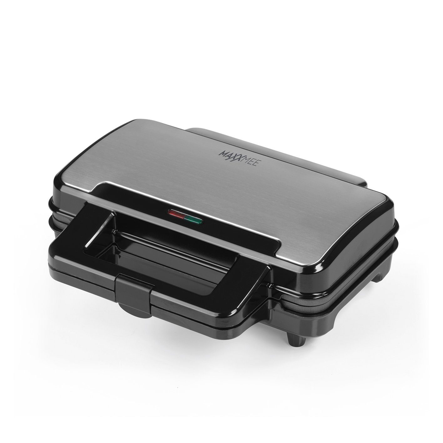 MAXXMEE Sandwichmaker, 900 W, XXL Edelstahl/Schwarz