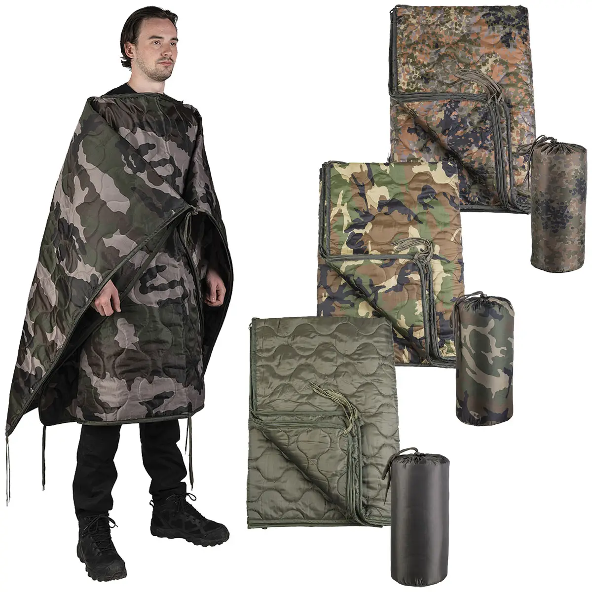 Poncho Liner Multifunktion versch. Farben