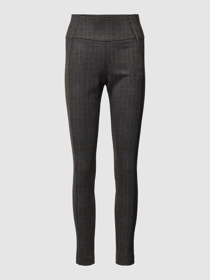 Hose mit Allover-Muster in schwarz
