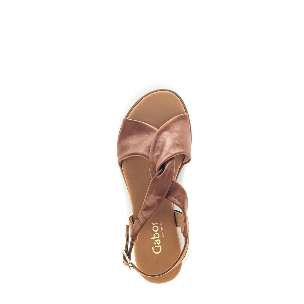 Gabor comfort Keilsandalette braun