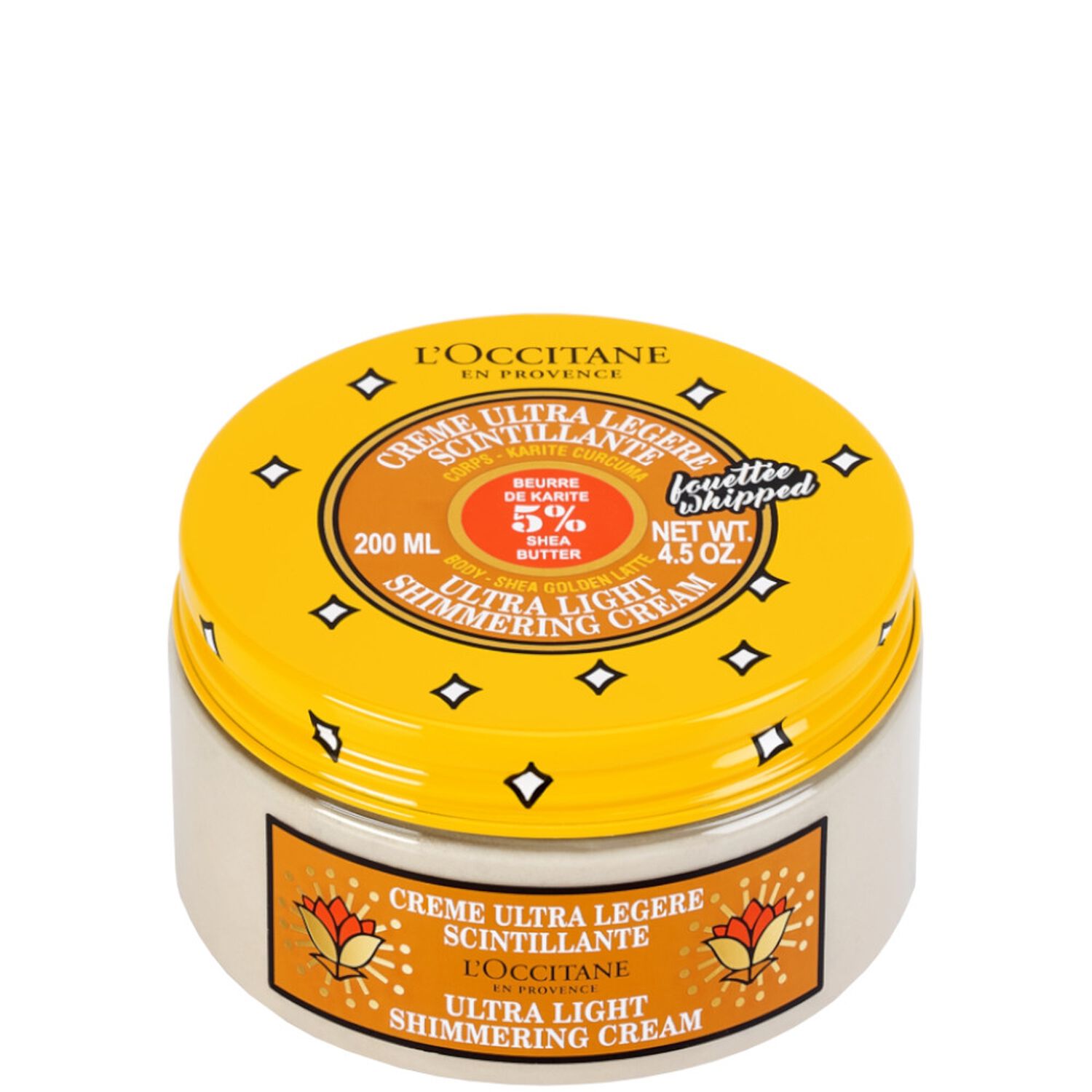 l'occitane Karité Crème Ultra Légère Scintillante 200 ml