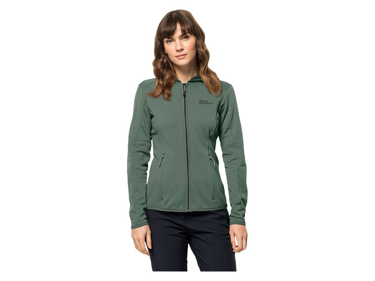 Jack Wolfskin Baiselberg Hooded Picnic Green Damen Jacke