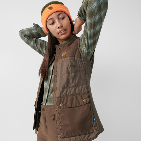 FOREST WOOL PADDED VEST W Damen - Weste