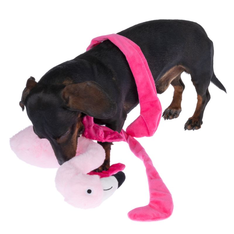 TIAKI Lisa long-legs Flamingo Hundespielzeug