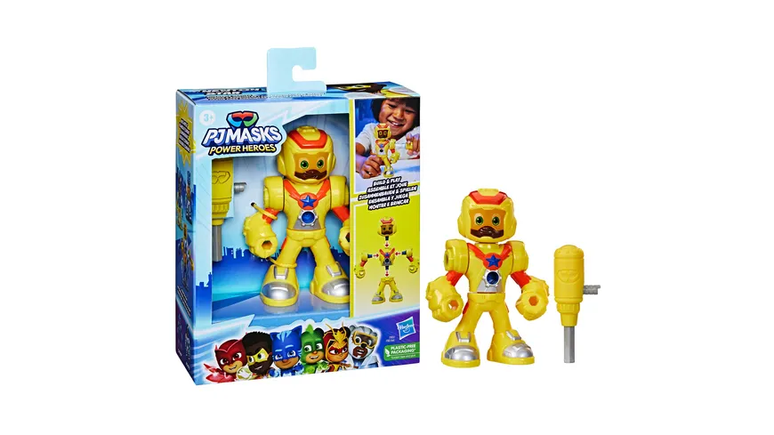 Hasbro - PJ Masks Power Heroes Zusammenbaubare Helden, 1 Stück, sortiert