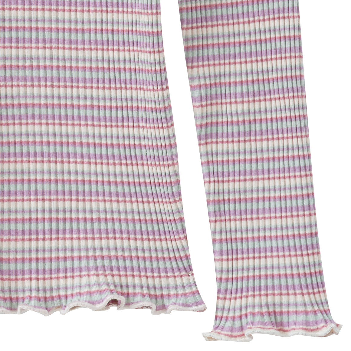 Mädchen Langarmshirt gerippt