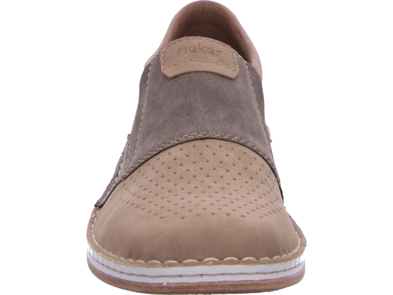 RIEKER Sportliche Slipper braun