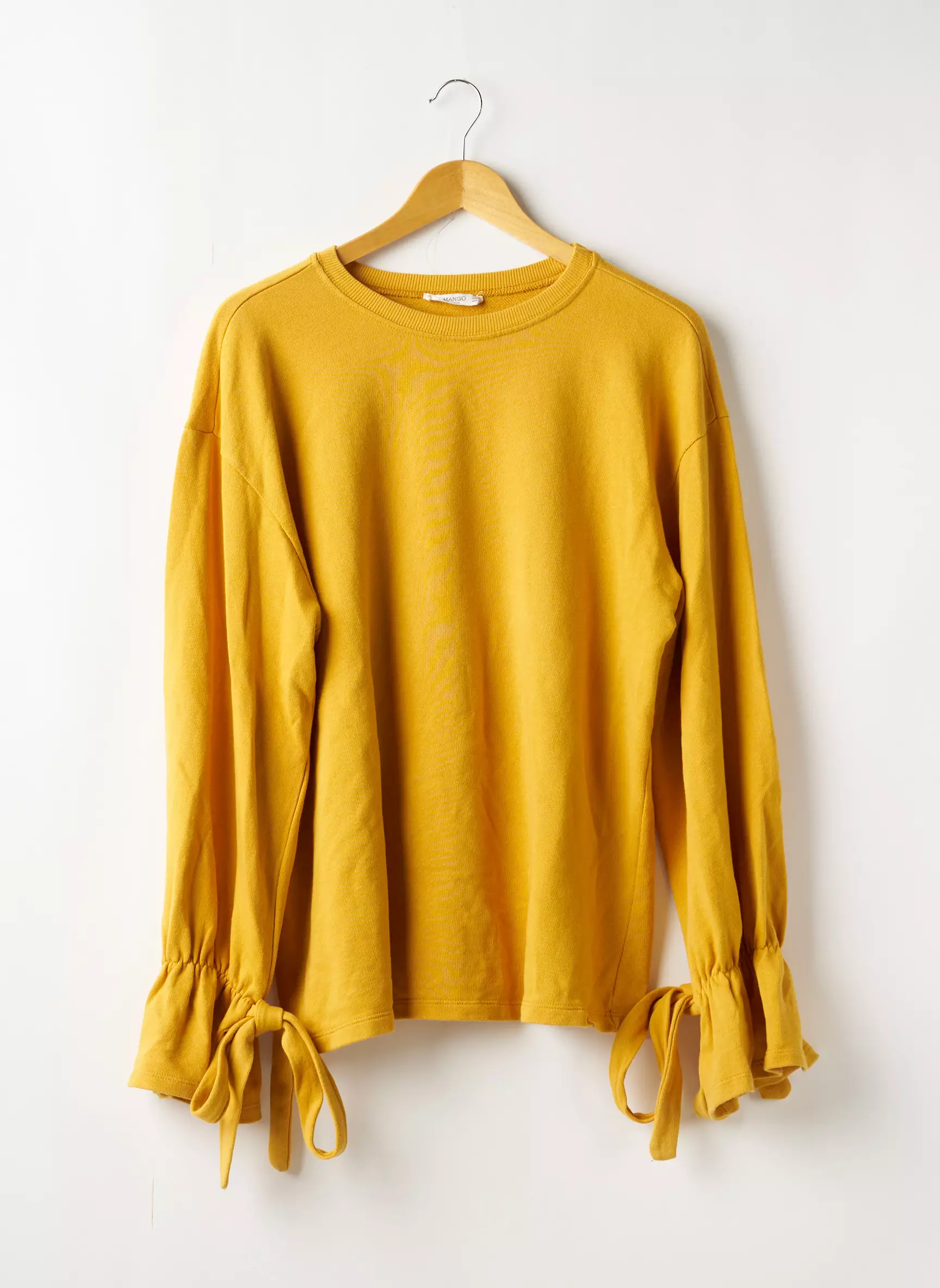 Mango Sweats Femme couleur jaune