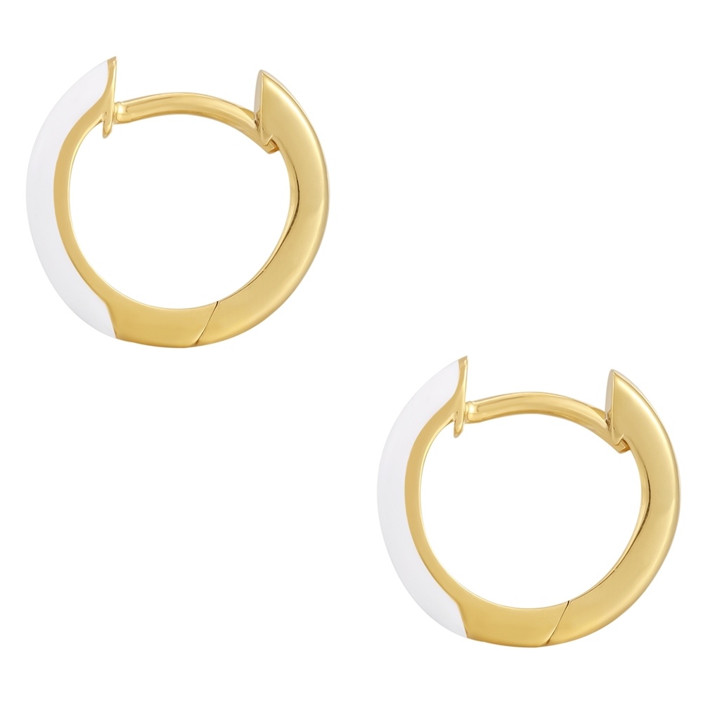 Glanzstücke München Boucles doreilles Argent sterling en Or jaune Boucles d'oreilles