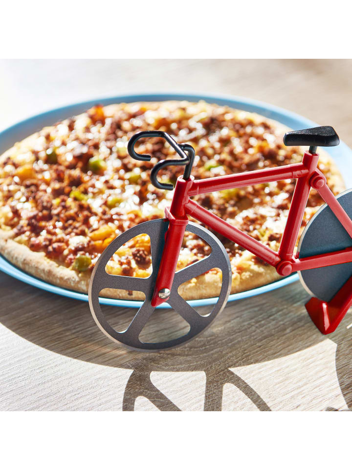 relaxdays 2 x Pizzaschneider in Rot günstig kaufen onesize