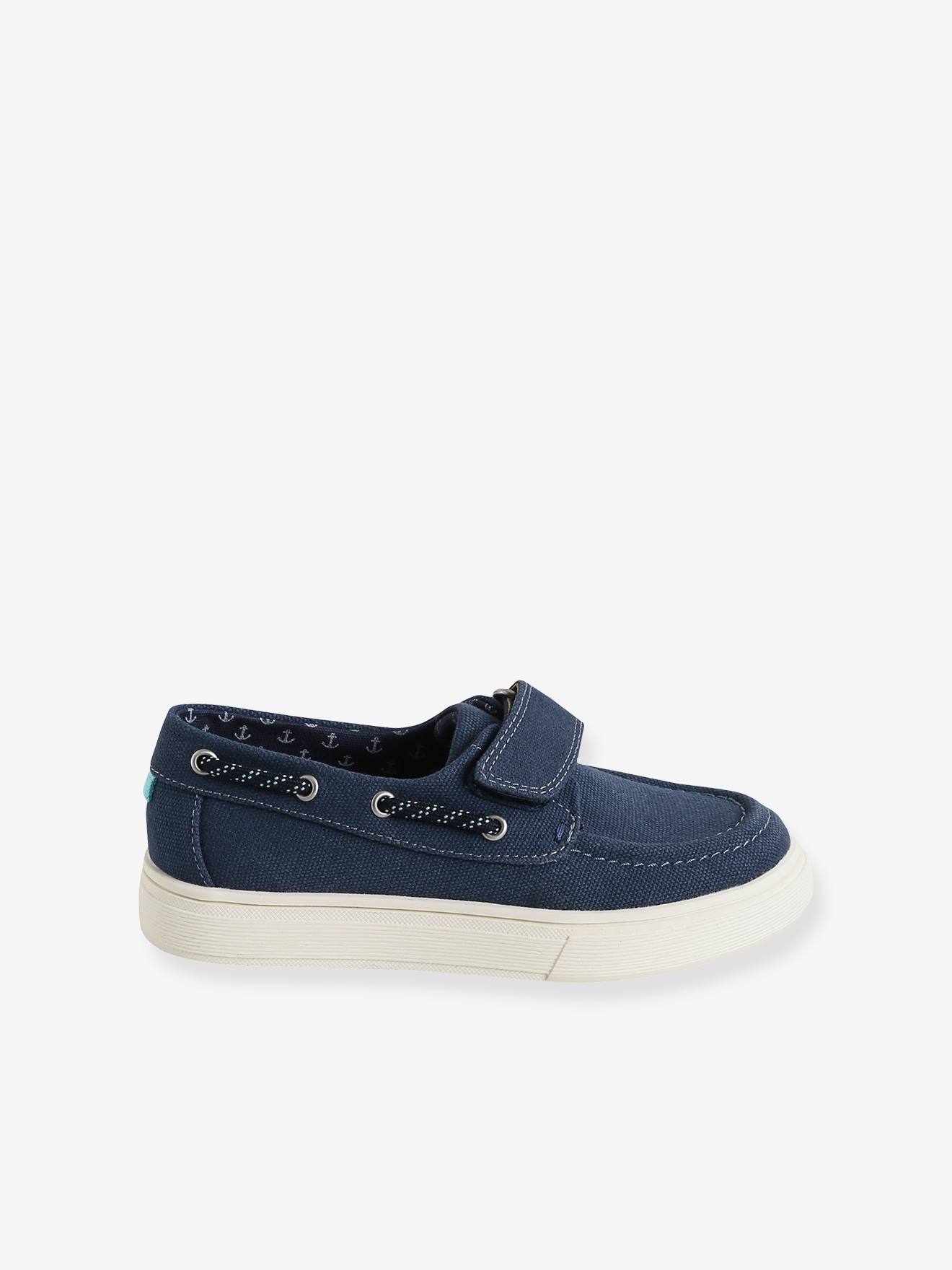Chaussures bateau enfant bleu