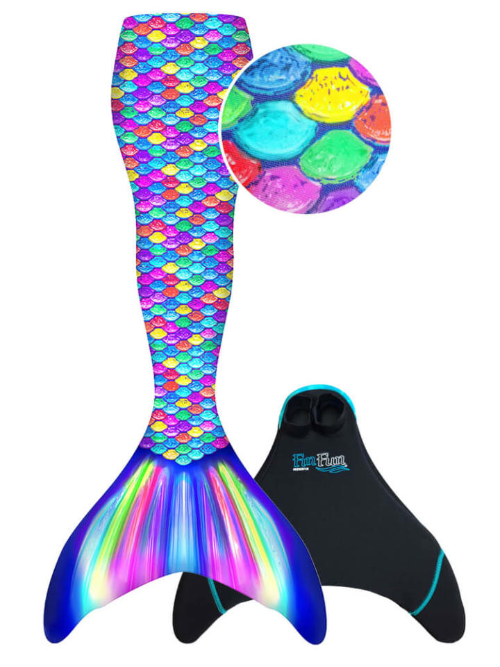 XTREM Toys & Sports Wasserspielzeug Meerjungfrau Flosse - Fin Fun Rainbow L XL, ab 6 Jahre günstig kaufen onesize