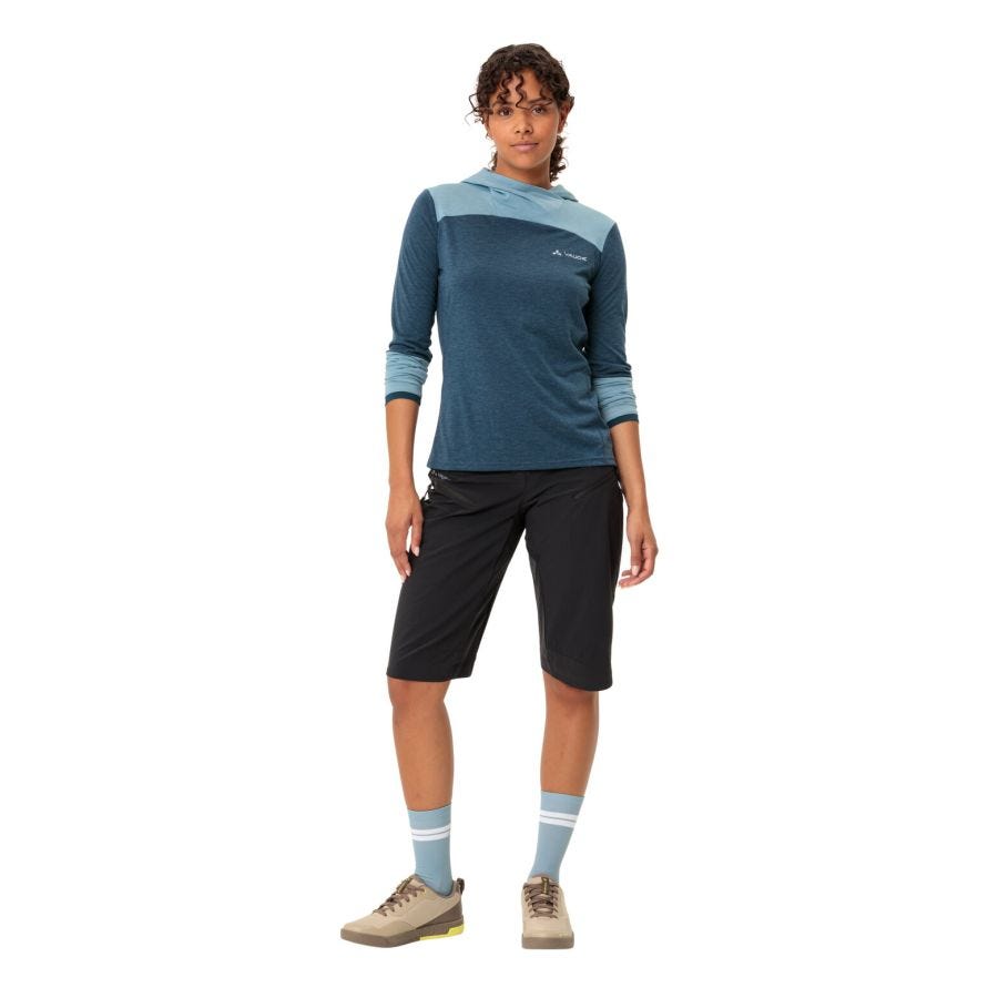Tremalzo Langarm Hoodie T-Shirt Damen