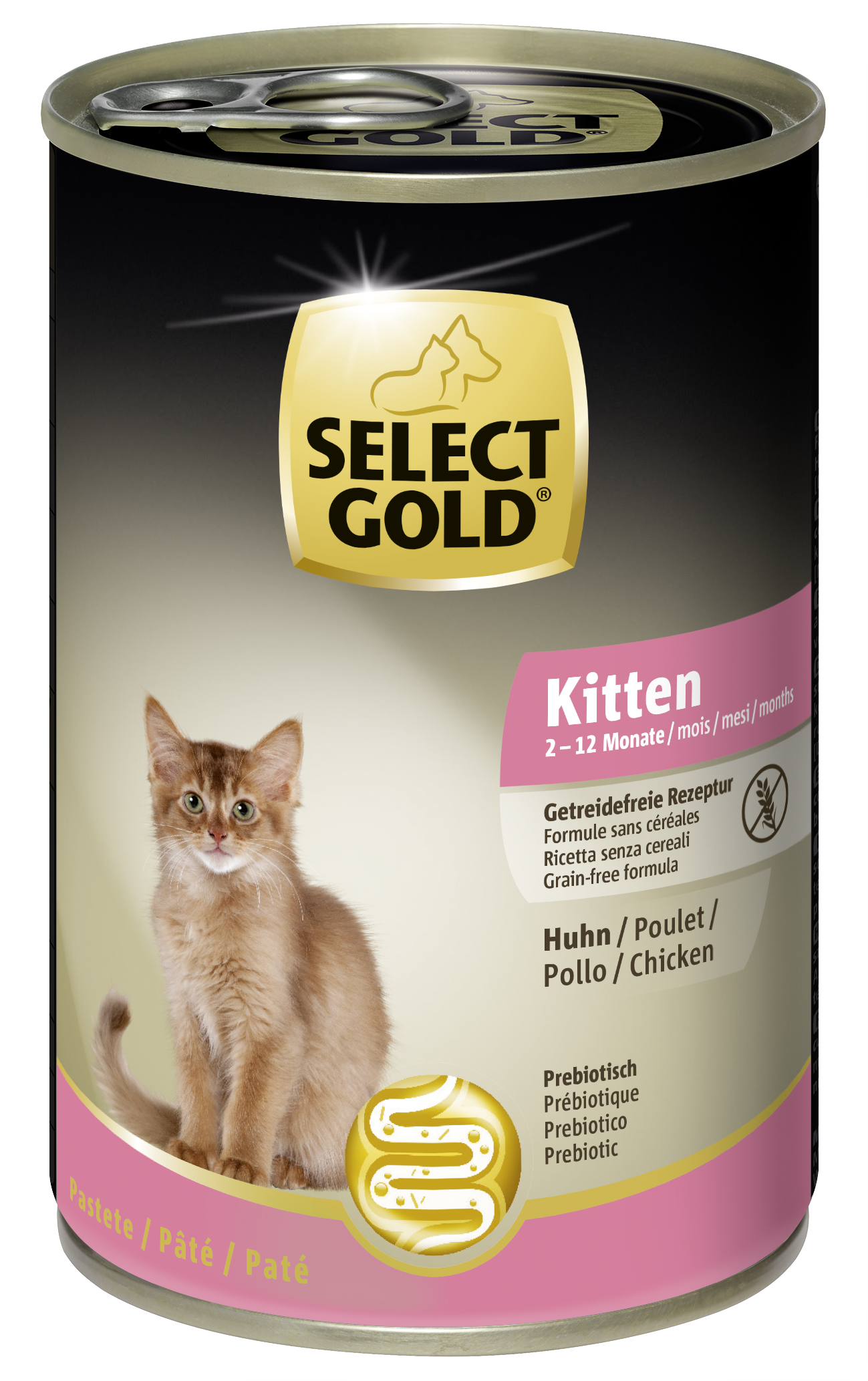 SELECT GOLD Nassfutter SELECT GOLD Kitten Huhn 24x400 g