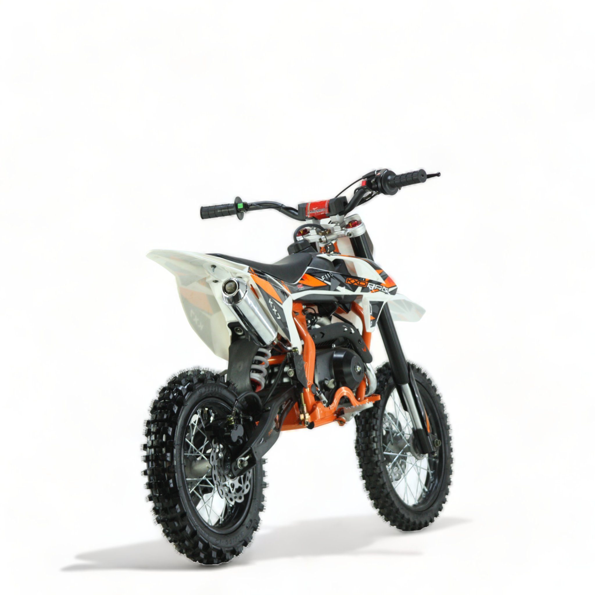 KXD Dirt-Bike KX7 707C Automatik 110CC 14-12 Orange